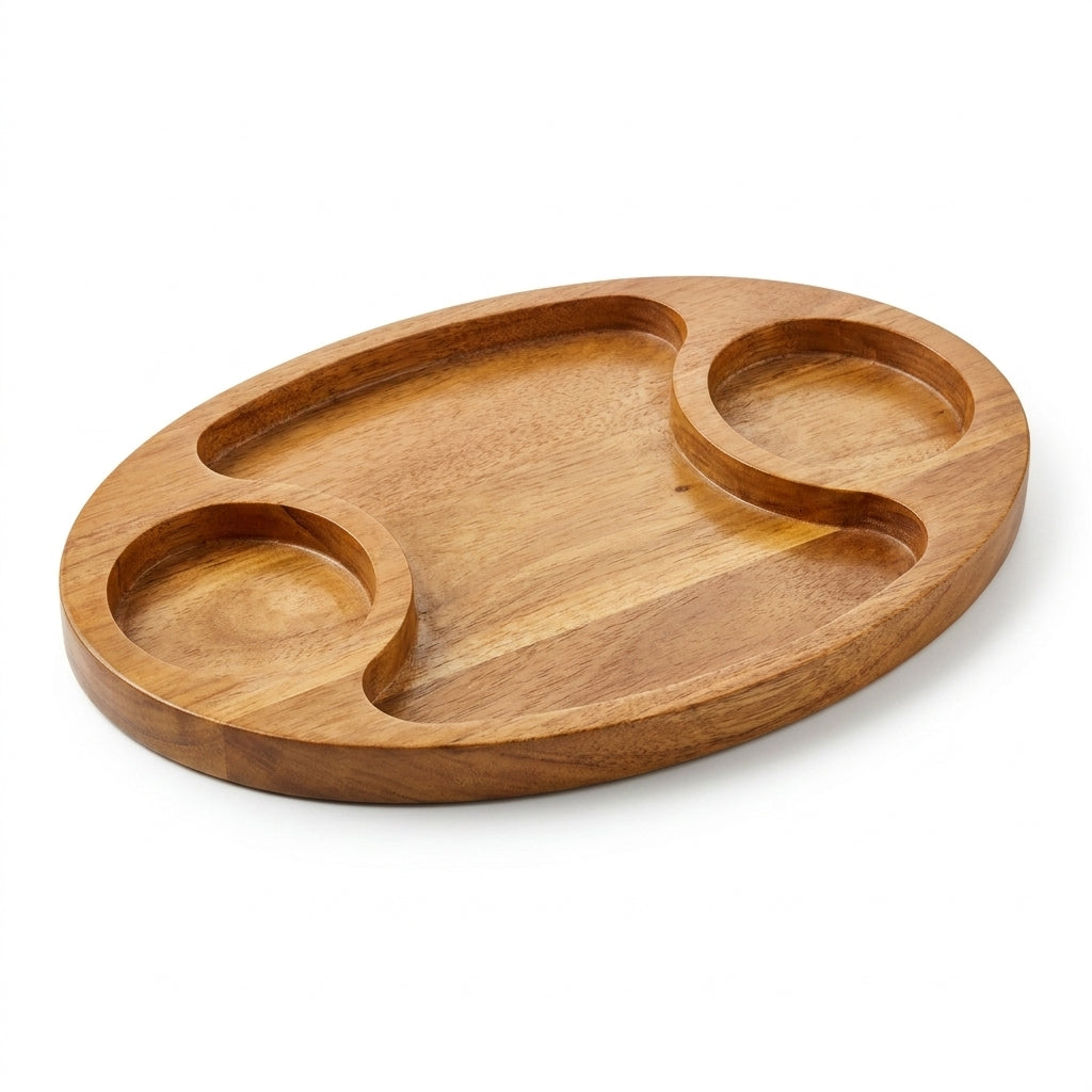 House of Avana Oval Mango Wood Platter