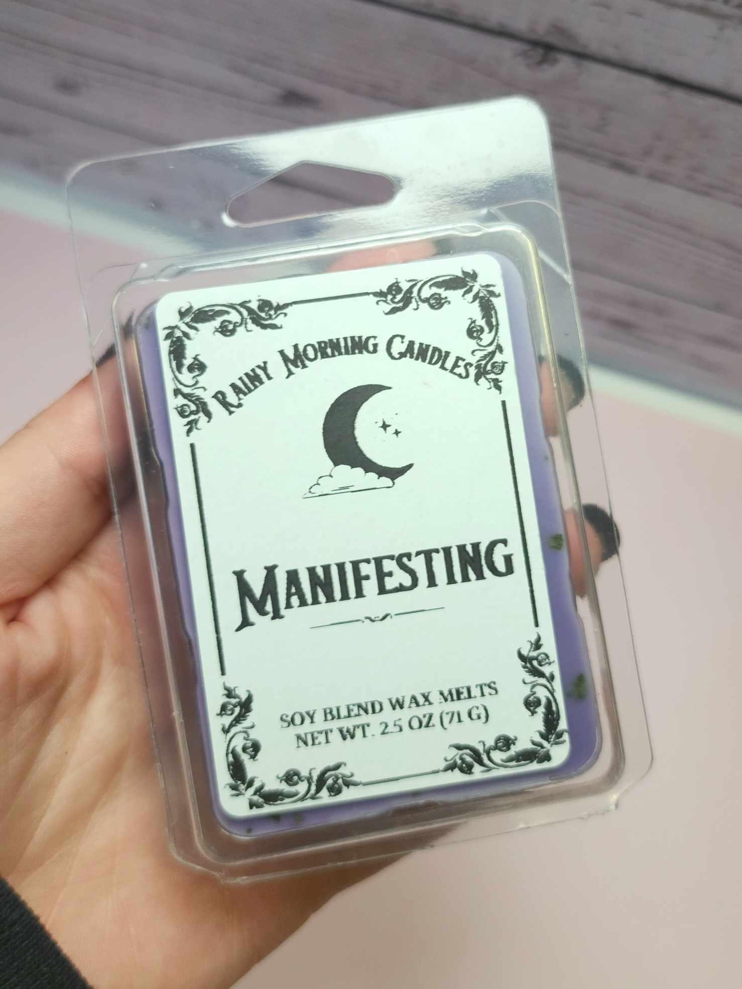 Manifesting | Intention + Ritual Wax Melts Rainy Morning Candles