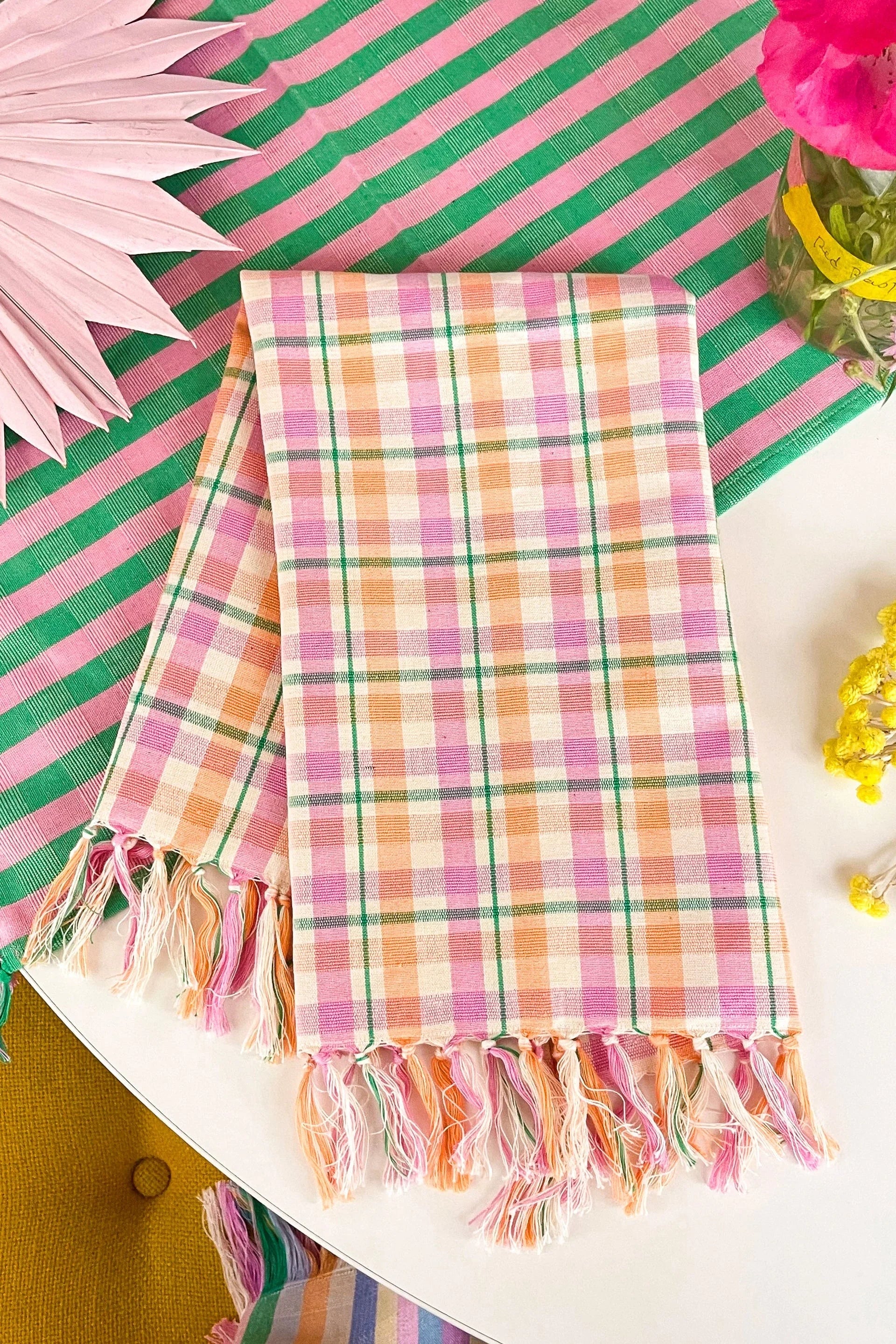 Marguerite Plaid Kitchen Towel Archive New York