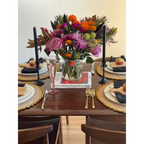 Marigold Raffia Placemats, Boho Round Natural Hand Woven Placemats, Table Mats for Dining Table Payton James