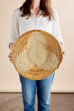 Maua Banana Bark Wall Basket Kanju Interiors