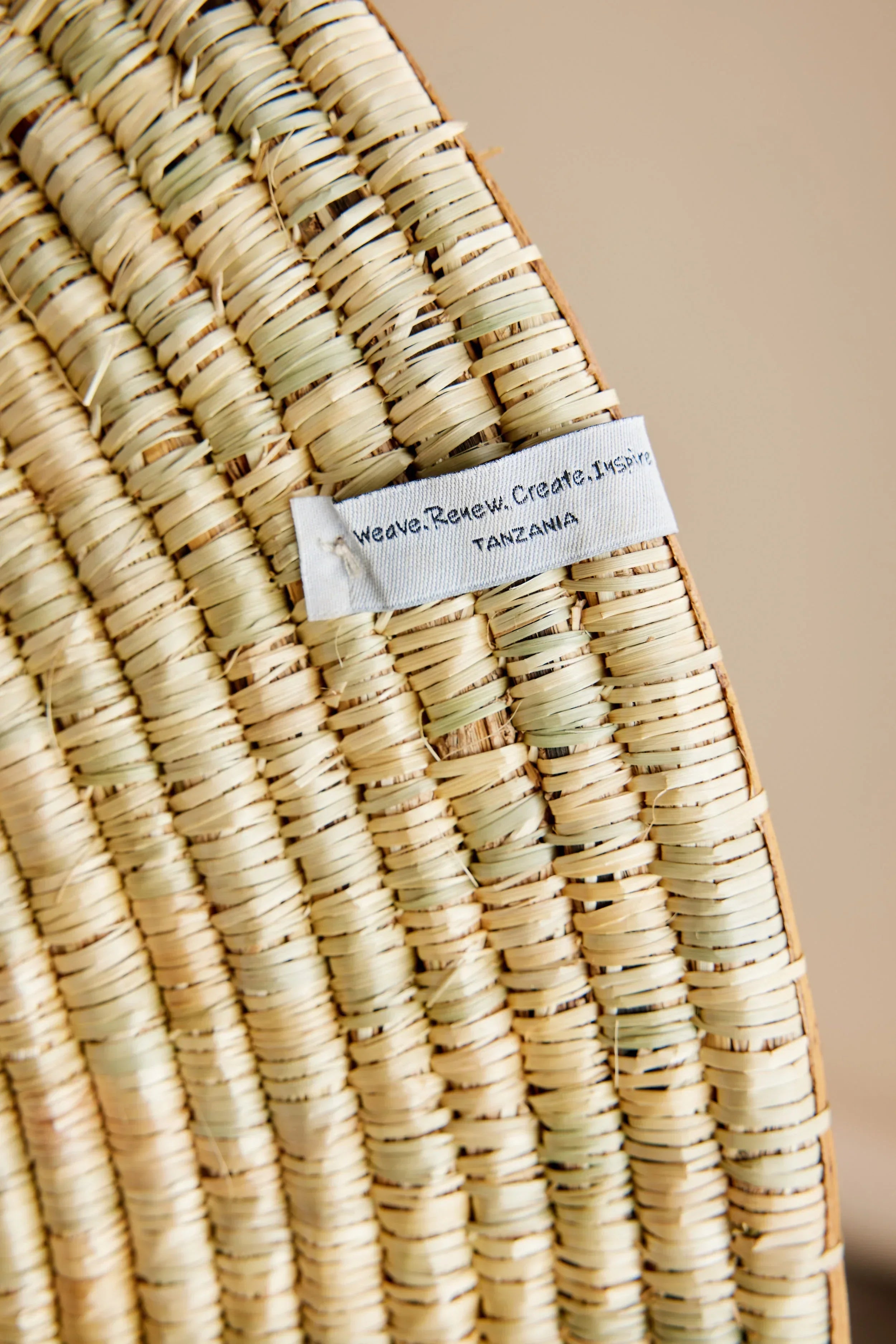 Maua Banana Bark Wall Basket