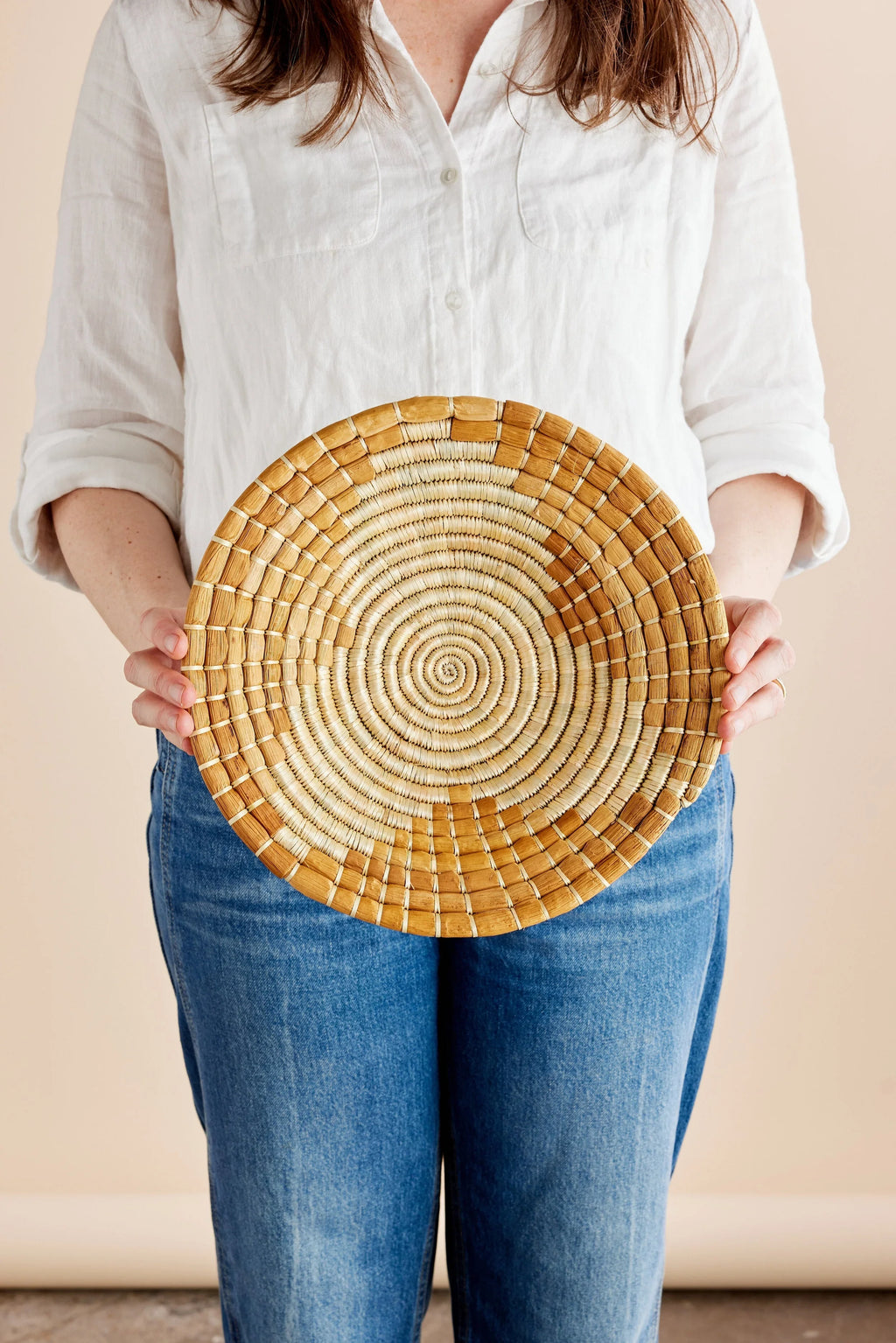 Maua Banana Bark Wall Basket Kanju Interiors