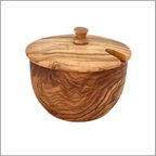 Mediterranean Olive Wood Canister Choixe