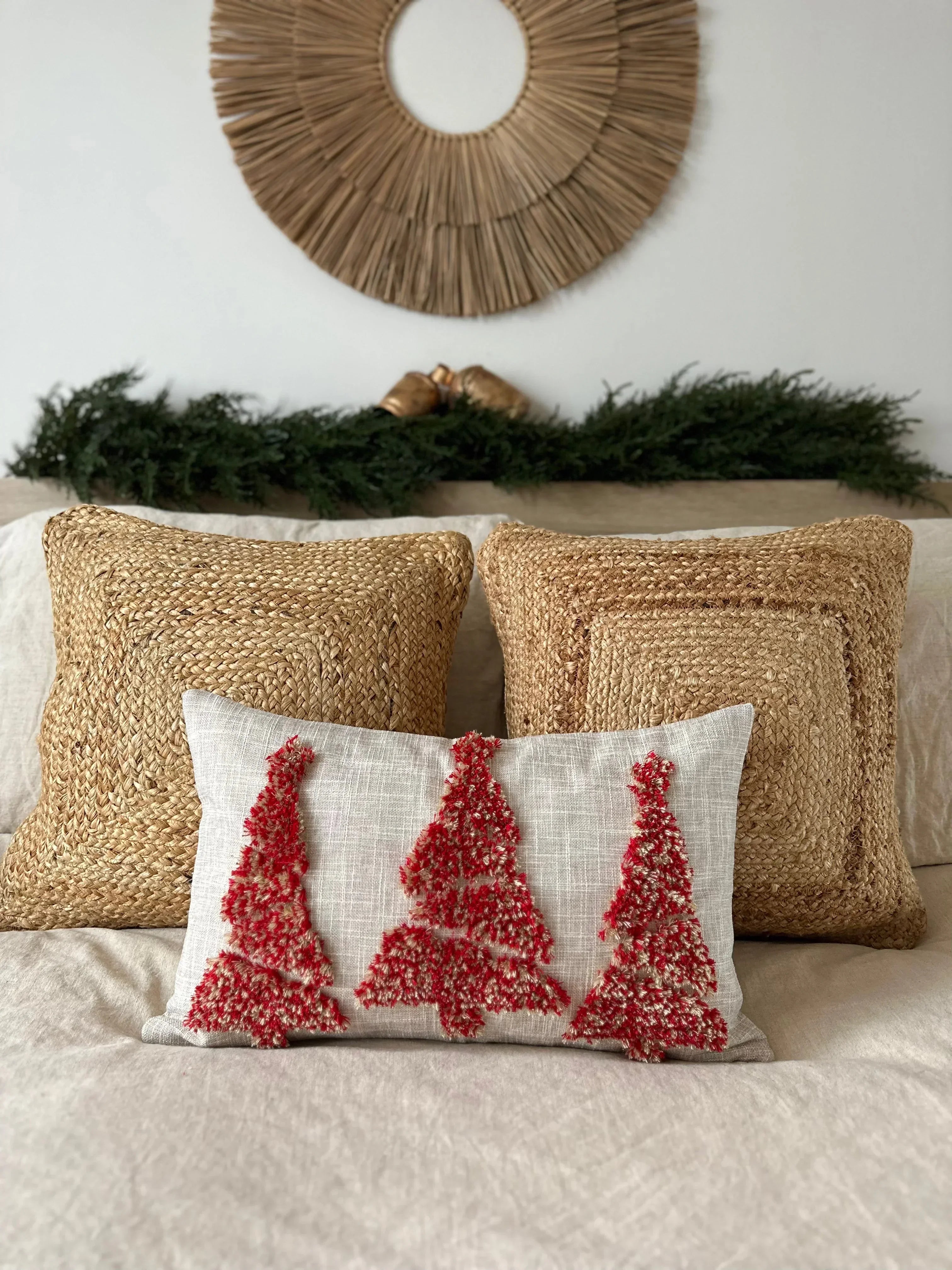 Merry Lumbar Pillow Cover Busa Designs