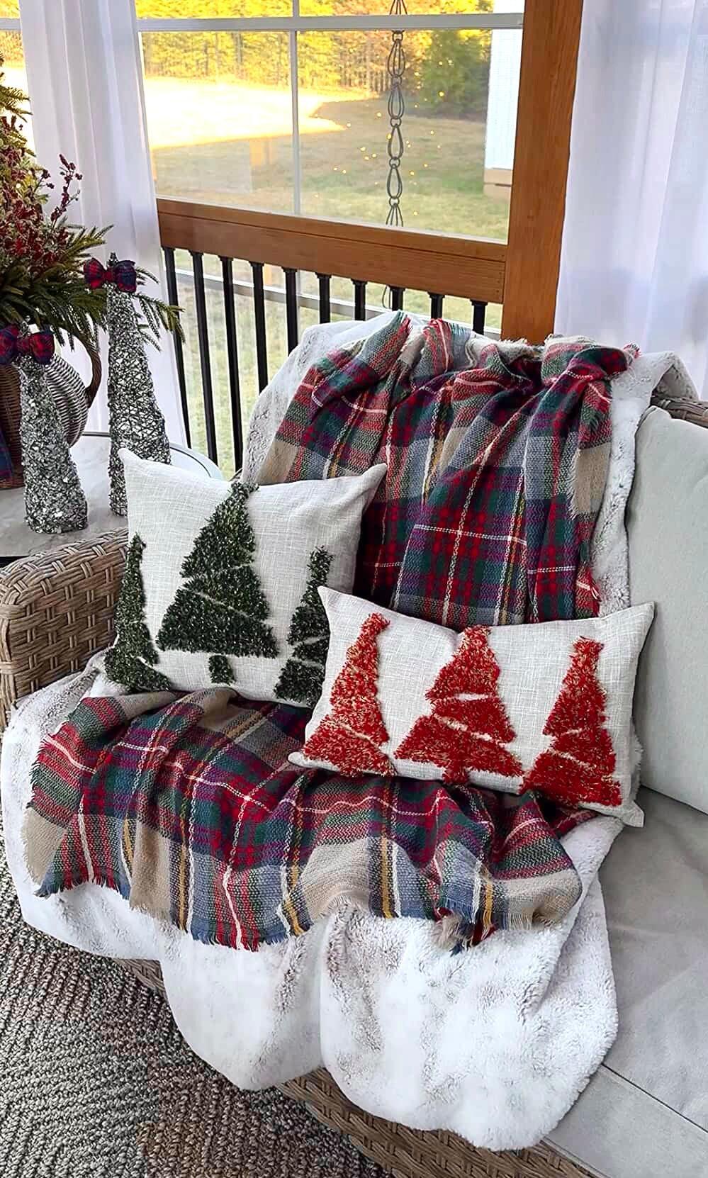 Merry Lumbar Pillow Cover Busa Designs