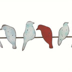 Metal Bird Wall Decoration with Layered Design, detail shot - House Of Avana