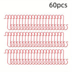60pcs Christmas Ornament Hooks Ornament Hangers Christmas Metal Wire Silvery Golden Hooks Red Green Hooks For Christmas Tree Decoration Easter Gift House Of Avana