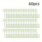 60pcs Christmas Ornament Hooks Ornament Hangers Christmas Metal Wire Silvery Golden Hooks Red Green Hooks For Christmas Tree Decoration Easter Gift House Of Avana
