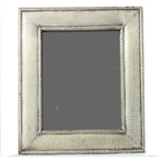 Metal Clad Wood Picture Frame - Silver
