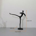 Metal Figure Sculpture Giacometti Style for Your Living Room