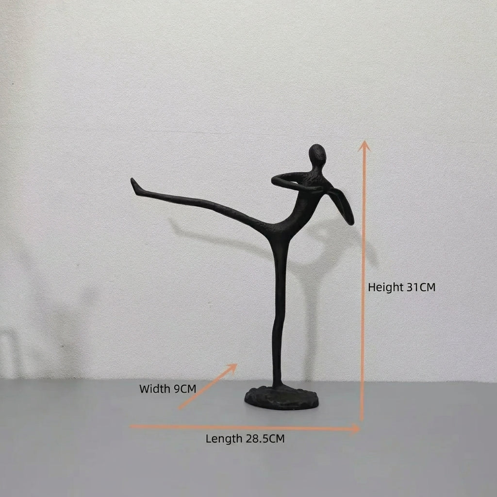 Metal Figure Sculpture Giacometti Style for Your Living Room