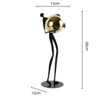 Metal Human Figure Sculpture with Gold Ball – Artistic Home Decor | Iron Figure Sculpture | scale view | Abstract home decor | House of Avana