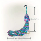 Perfect Metal Peacock Statue - Elegant Outdoor Garden, Lawn, and Patio Decor for Parties & Weddings House Of Avana