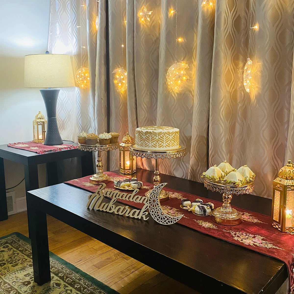 Ramadan Mubarak Wooden Table Stand, Ramadan Mubarak Decoration, Eid Mubarak Decoration, Ramadan Gifts, Ramadan Room Decoration, Ramadan Decor, Ramadan Decorations for Home, Ramadan Mubarak Sign House Of Avana [[SKU:HOA-WAL-070]]