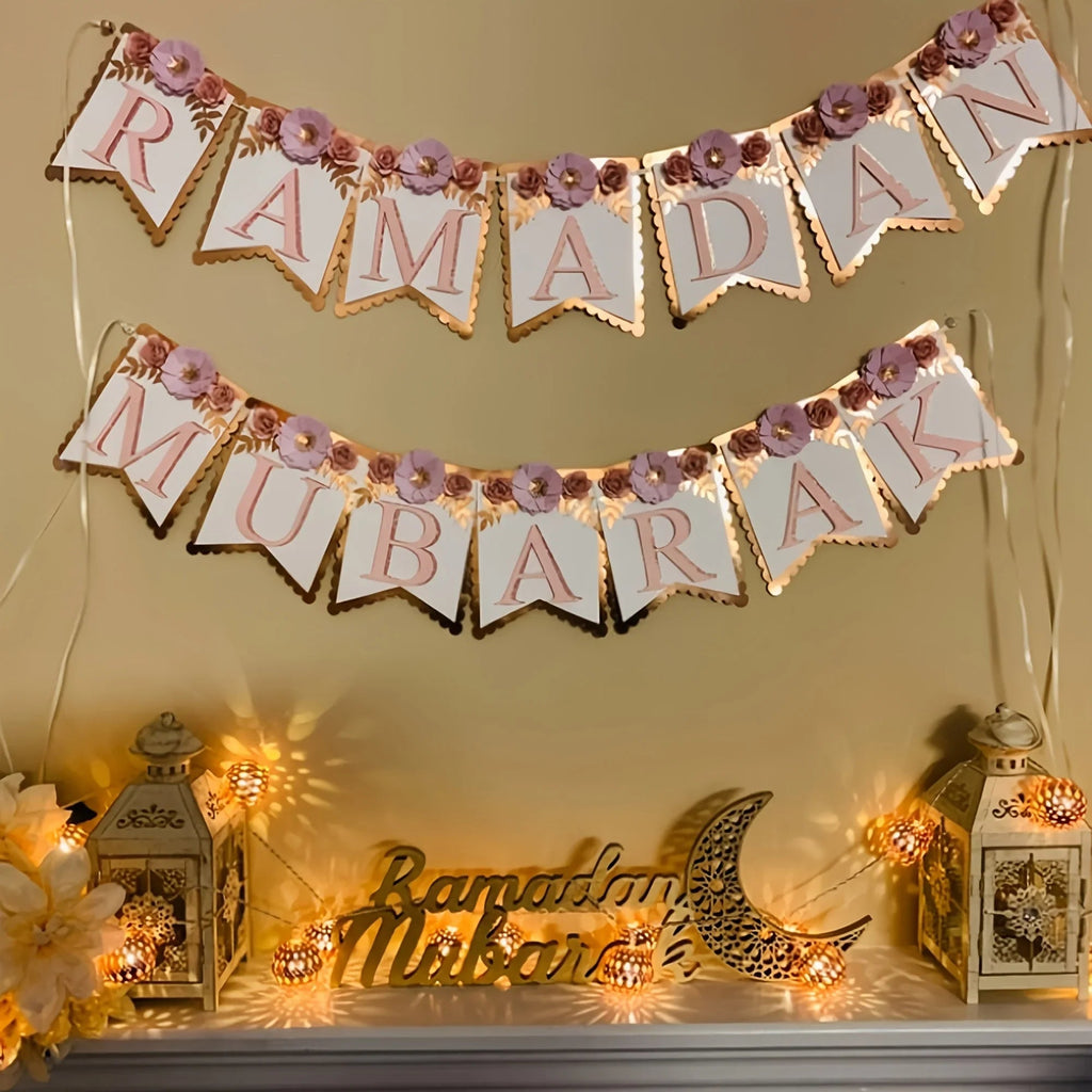 Ramadan Mubarak Wooden Table Stand, Ramadan Mubarak Decoration, Eid Mubarak Decoration, Ramadan Gifts, Ramadan Room Decoration, Ramadan Decor, Ramadan Decorations for Home, Ramadan Mubarak Sign House Of Avana [[SKU:HOA-WAL-070]]