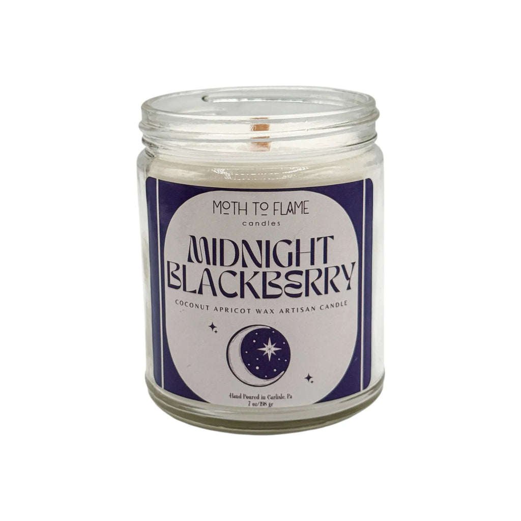 Midnight Blackberry – Oz Candle, side view - House Of Avana
