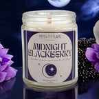 Midnight Blackberry – Oz Candle, top view - House Of Avana