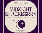 Midnight Blackberry – Oz Candle, angled view - House Of Avana