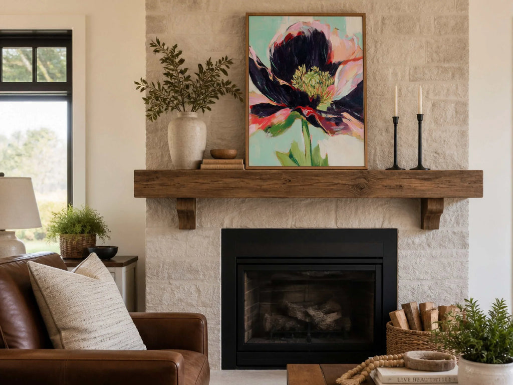 Midnight Bloom Art Print