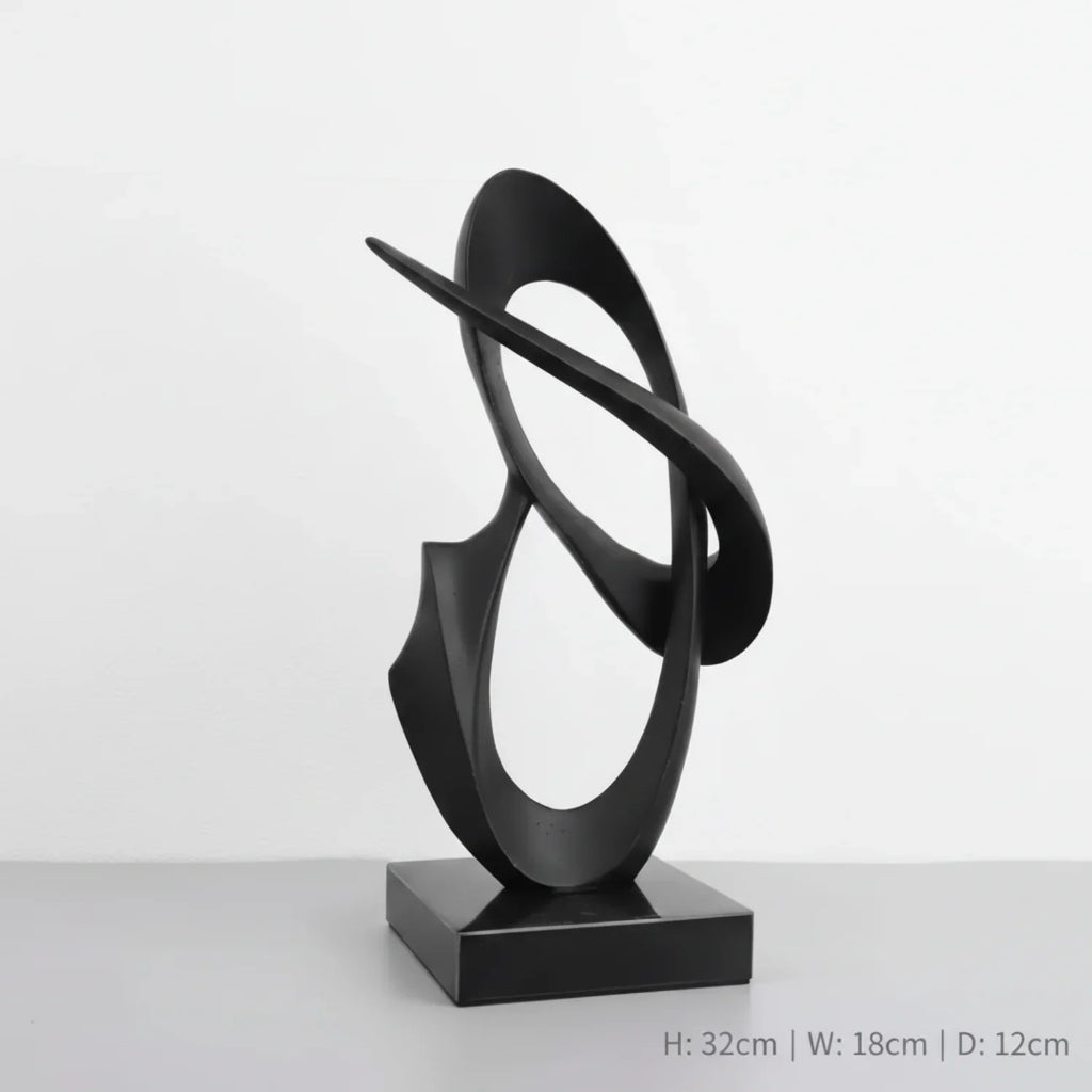 Modern Abstract Metal Sculpture Set – Minimalist Geometric Desk & Home Decor Ornament | Abstract Sculpture | texture detail | Abstract home decor | House of Avana