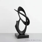 Modern Abstract Metal Sculpture Set – Minimalist Geometric Desk & Home Decor Ornament | Abstract Sculpture | texture detail | Abstract home decor | House of Avana