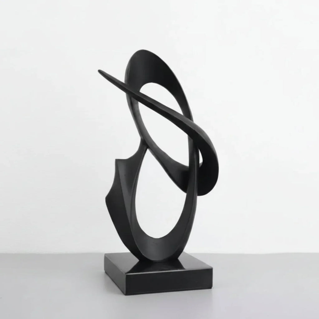 Modern Abstract Metal Sculpture Set – Minimalist Geometric Desk & Home Decor Ornament | Abstract Sculpture | base detail | Abstract home decor | House of Avana