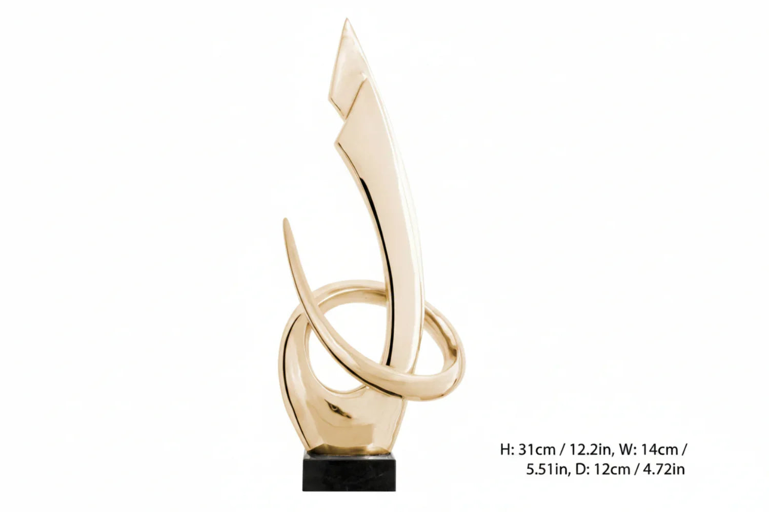 Modern Abstract Metal Sculpture Set – Minimalist Geometric Desk & Home Decor Ornament | Abstract Sculpture | product view 17 | Abstract home decor | House of Avana