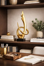 Modern Abstract Metal Sculpture Set – Minimalist Geometric Desk & Home Decor Ornament | Abstract Sculpture | product view 19 | Abstract home decor | House of Avana