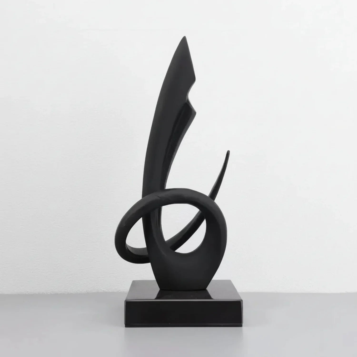 Modern Abstract Metal Sculpture Set – Minimalist Geometric Desk & Home Decor Ornament | Abstract Sculpture | side view | Abstract home decor | House of Avana
