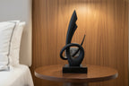 Modern Abstract Metal Sculpture Set – Minimalist Geometric Desk & Home Decor Ornament | Abstract Sculpture | product view 21 | Abstract home decor | House of Avana