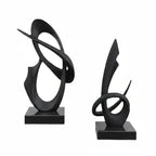 Modern Abstract Metal Sculpture Set – Minimalist Geometric Desk & Home Decor Ornament | Abstract Sculpture | product view 22 | Abstract home decor | House of Avana