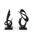 Modern Abstract Metal Sculpture Set – Minimalist Geometric Desk & Home Decor Ornament | Abstract Sculpture | product view 23 | Abstract home decor | House of Avana
