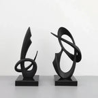 Modern Abstract Metal Sculpture Set – Minimalist Geometric Desk & Home Decor Ornament | Abstract Sculpture | product view 24 | Abstract home decor | House of Avana