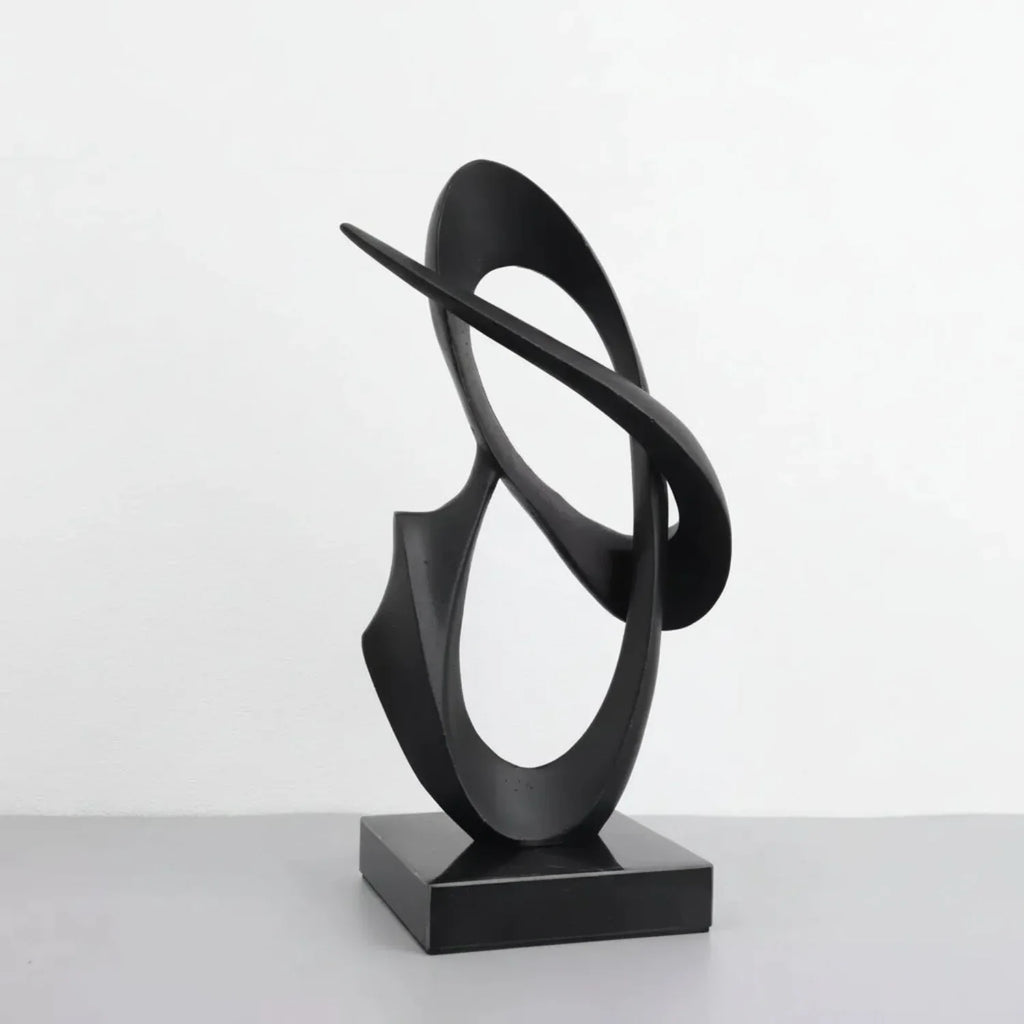 Modern Abstract Metal Sculpture Set – Minimalist Geometric Desk & Home Decor Ornament | Abstract Sculpture | product view 25 | Abstract home decor | House of Avana