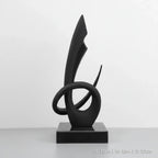 Modern Abstract Metal Sculpture Set – Minimalist Geometric Desk & Home Decor Ornament | Abstract Sculpture | product view 30 | Abstract home decor | House of Avana