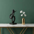 Modern Abstract Metal Sculpture Set – Minimalist Geometric Desk & Home Decor Ornament | Abstract Sculpture | angle view | Abstract home decor | House of Avana