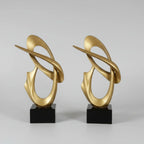 Modern Abstract Metal Sculpture Set – Minimalist Geometric Desk & Home Decor Ornament | Abstract Sculpture | lifestyle | Abstract home decor | House of Avana