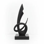 Modern Abstract Metal Sculpture Set – Minimalist Geometric Desk & Home Decor Ornament | Abstract Sculpture | front view | Abstract home decor | House of Avana