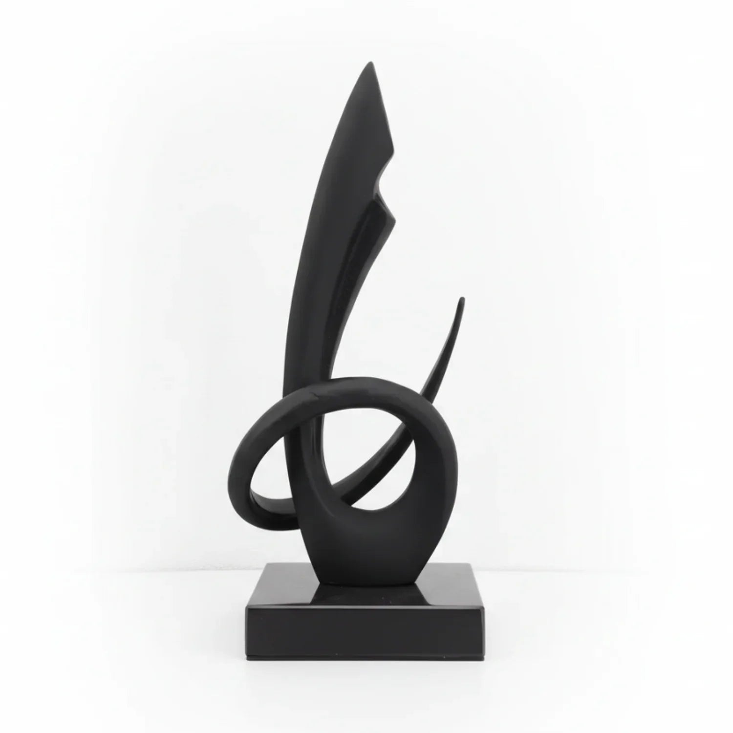 Modern Abstract Metal Sculpture Set – Minimalist Geometric Desk & Home Decor Ornament | Abstract Sculpture | front view | Abstract home decor | House of Avana