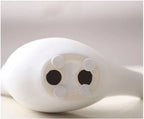 Nordic Bird Figurine - Black White Table Sculpture, angled view - House Of Avana