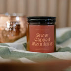 Mint Candle: Snow Capped Mountains Candle Pretty Honest Candles