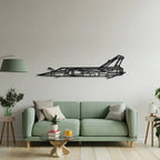 Mirage F1ct Metal Aircraft Wall Art - Ncp0585, side view - House Of Avana