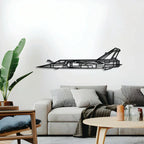 Mirage F1ct Metal Aircraft Wall Art - Ncp0585, detail shot - House Of Avana
