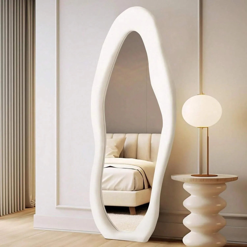 160.02cm X 60.96cm Full-length Irregular Arch Design Mirror - Wall-mounted Floor Mirror with... - House Of Avana [[SKU:HOA-MIR-014]]