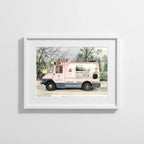Mister Softee at Dusk, Street Scene