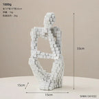 Modern Style Aesthetic Abstract Thinker Statues & Sculptures Home Room Decor Desk Accessories Figurines for Interior Room Decor - House Of Avana