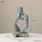 Modern Style Aesthetic Abstract Thinker Statues & Sculptures Home Room Decor Desk Accessories Figurines for Interior Room Decor - House Of Avana