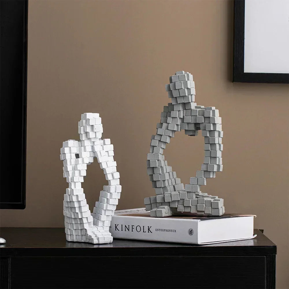 Modern Style Aesthetic Abstract Thinker Statues & Sculptures Home Room Decor Desk Accessories Figurines for Interior Room Decor - House Of Avana