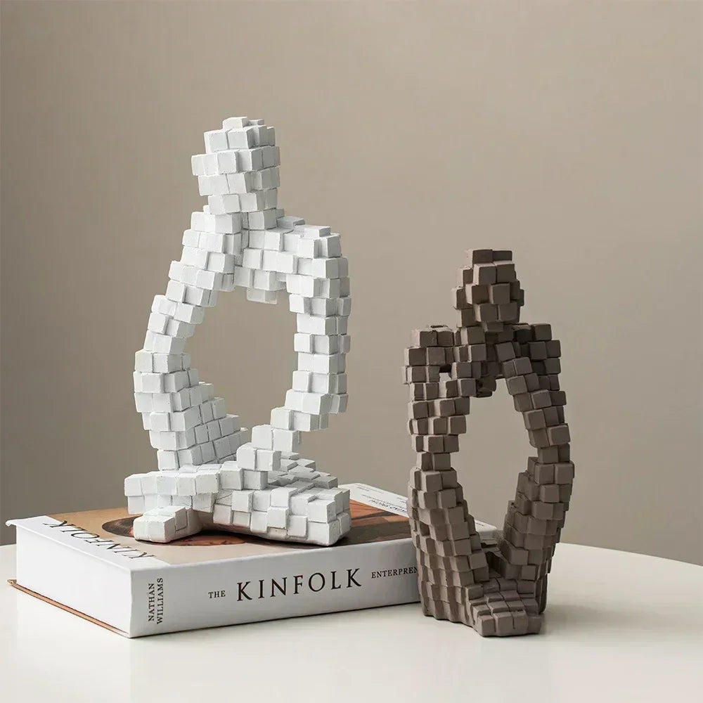 Modern Style Aesthetic Abstract Thinker Statues & Sculptures Home Room Decor Desk Accessories Figurines for Interior Room Decor - House Of Avana